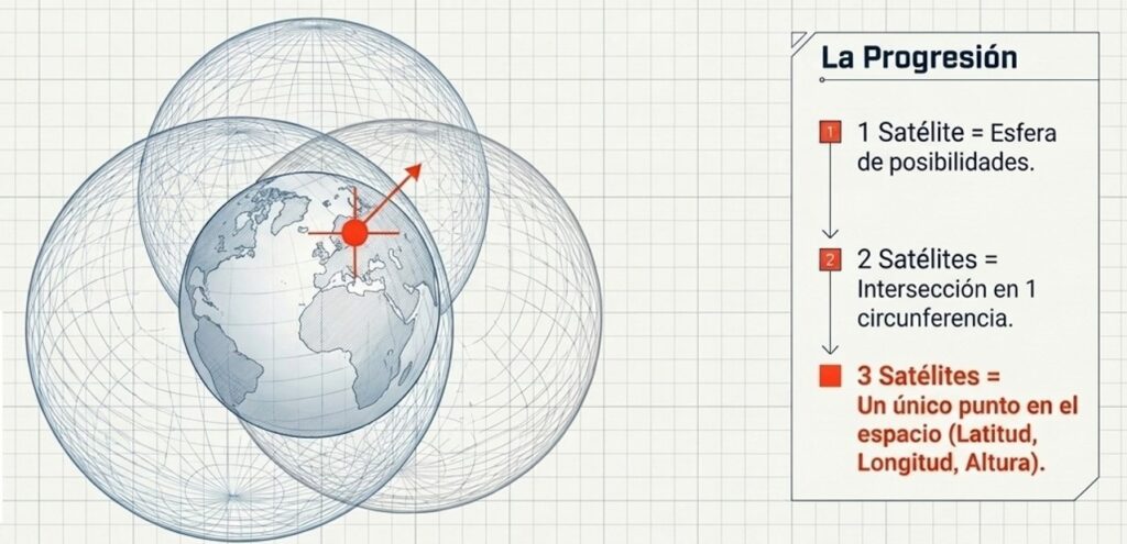 esferas del satélites gps