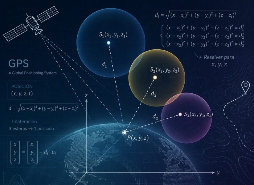 La matemática detrás del GPS